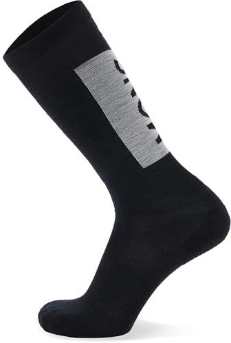 Mons Royale Atlas Merino Snow Socken, Black, S