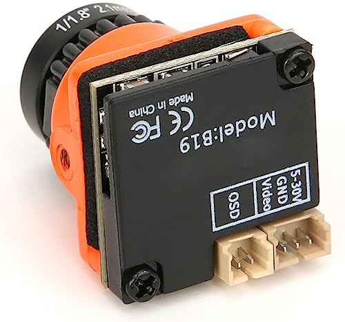 HD-FPV-Kamera, 1/3-Zoll-CMOS-Bildsensor, automatische Verstärkungsregelung, 2,1-mm-Objektivkamera, weit dynamisch, für RC-Renndrohne