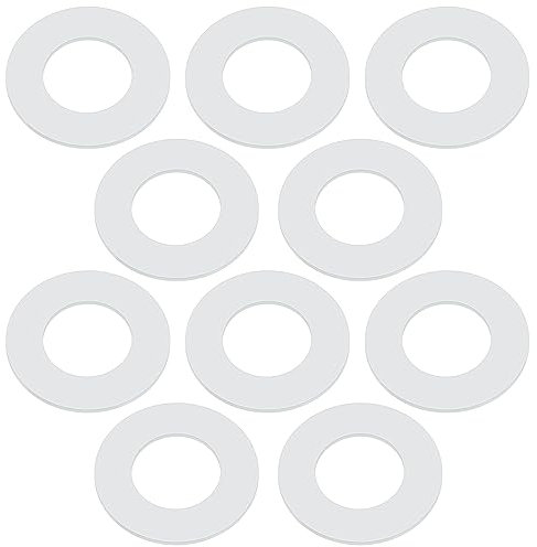 10pcs Douille d'alésage Lame de Scie Bague de Réduction Conversion Bague d'adaptation d'espacement pour Meuleuses d'angle Lames de Scie Circulaire Outils de Travail du Bois, 30x16mm