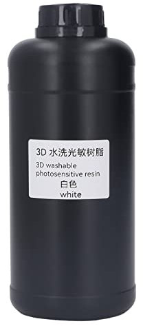 Wasserwaschbares 3D-Druckerharz, 1000 Ml Lichtempfindliches 3D-Druckerharz, 405 Nm UV-härtendes Harz Mit Schneller Aushärtung Für DLP-LCD-3D-Drucker(Weiß)