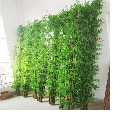 Künstliche Kunstpflanzen Bambus 10pcs Privatsphäre Zaun Künstliche Bambus Pflanzen, 2.2m/7.2ft Bambus Bildschirm Zaun Natürliche Fake Pflanze Baum, Raumtrenner für Heimbüro Pflanzen ( Color : 10 Piece
