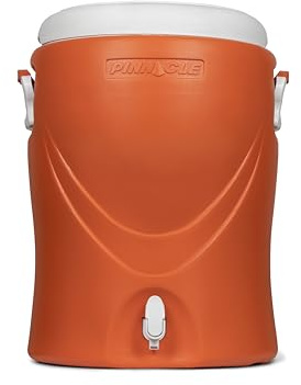 Pinnacle Unisex-Adult Platino 10 Gallon Orange Isolierter Getränkebehälter, 40 Liter
