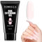 TOMICCA 60g Acrylgel Für Nägel Light Pink Quick Extender Gel Polygel Starter Set, Aufbaugel Für Gelnägel Lang Anhaltend & Natürlicher Look Für Anfänger & Salon-Profis