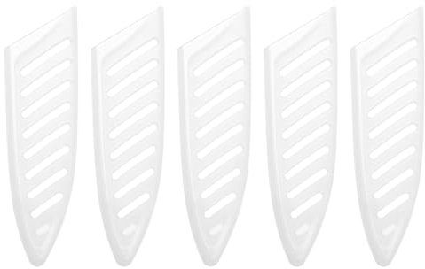 M METERXITY 5 Pack Plastic Knife Sheaths - Kitchen Knife Protectors Edge Guard Blade Protective Cover, Apply to Paring Knife Kitchen (3.5 Inch, White)