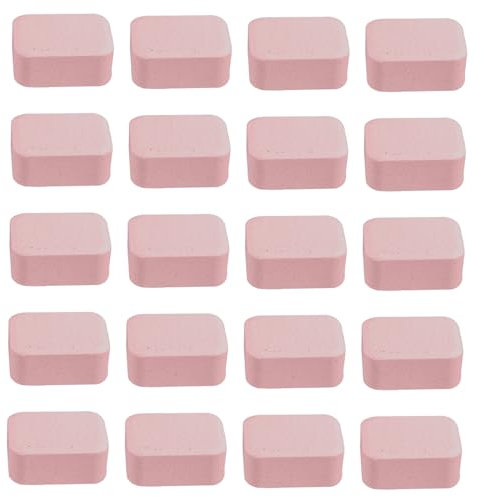 jyibinee Limpiador de depósitos minerales, pastillas efervescentes, limpieza potente, elimina manchas, olores, refresca el baño, 5 piezas/10 piezas/20 piezas, rosa, 10 unidades