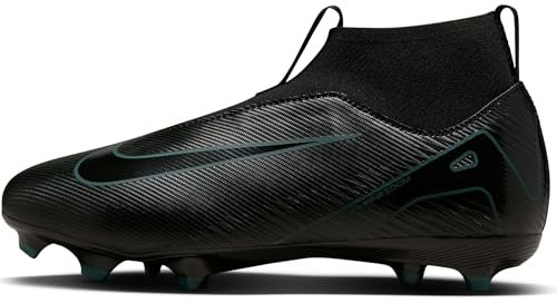 NIKE Boys Jr Zoom Superfly 10 Acad Fgmg Sneaker, Black Black Deep Jungle, 2.5 UK