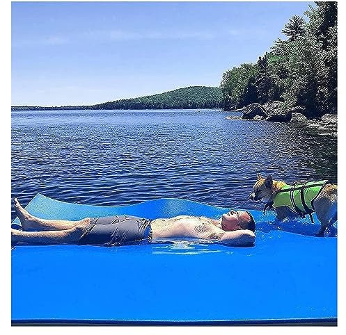 KEuLen Wasserhängematte, Schwimmender Teppich, Schwimmende Schaumstoffunterlage for Schwimmen for See, Pool und Meer, Wasseraktivitäten im Freien for Erwachsene(Size:2.7mx1.2mx3.3cm)