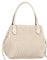 Gabor bags Granada wave Damen Shopper Umhängetasche Reißverschluss Mittelgroß Weiß