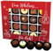 Hallingers Vom Nikolaus für Dich XL - Manufaktur Pralinen Weihnachten Geschenk handmade teils mit Alkohol aus Edelkakao Schokolade (Box) - Geschenk im Sommer & als perfektes Grillgeschenk | Glückwunsc