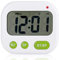 Jeanoko LED Wecker Digital Dualer Wecker, Zeitanzeige, Hintergrundbeleuchtung, Vibrationswecker mit Musik, 12/24-Stunden-Format, 99-Stunden-Timer, für Schichtarbeiter und Hörgeschädigte