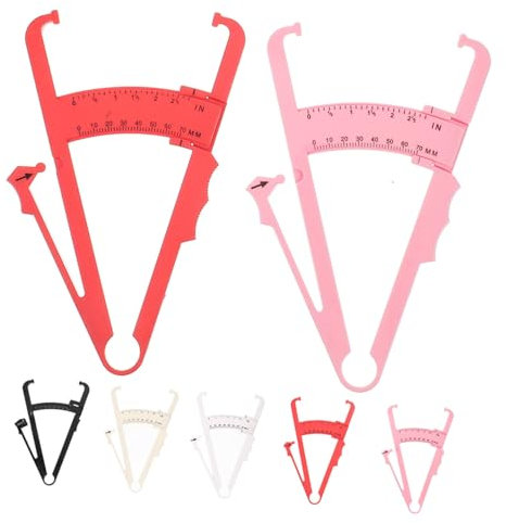 minkissy Körpermesswerkzeug 5-teiliges Hautfaltenmessgerät Tragbares Fettmessgerät Zur Einfachen Und Präzisen Überwachung