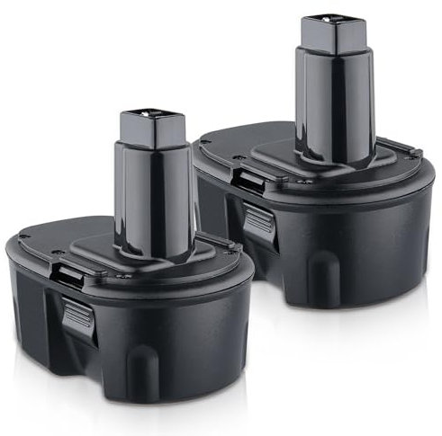 2 Pack 14.4V 4.8Ah Ni-MH Battery Replacement for Dewalt 14.4V Battery Compatible with Dewalt Power Tools DC9091 DC9096 DC9095 DC9098 DC9099 DW9096 DW9095
