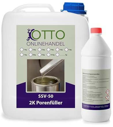 SSV-50 Porenfüller Epoxidharz 1,5 KG Steinteppich Steinboden Treppe 2-komponentig transparent