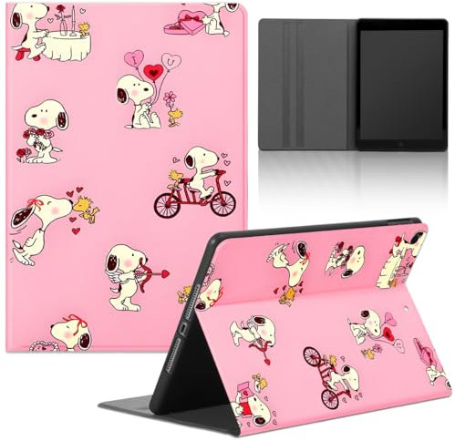 Dibujos Animados Funda Tablet para Samsung Galaxy Tab A 10,1 SM-T580/T585 2016, Cárcasa con Carino Patrón Anime Manga Lindo Diseño PU Cuero Flip Soporte Protectora Tablet Case,Kawaii