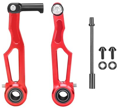 divuukyi V-Bremse für Klapprad, leichte Aluminiumlegierung, V-Bremsklemme, kurzer Arm/langer Arm, Bremssattel, Fahrradteil