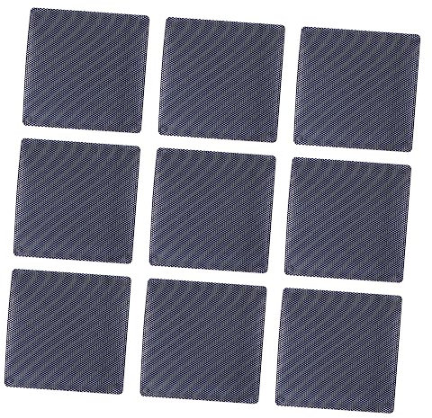 POPETPOP 20pcs Pvc Dust Filter Covers for Pc Cooler Fans Mesh Strainer to Keep Computer Components Clean and Extend Fan Lifespan