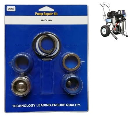 Pulverizador de Pintura, Pulverizador de pintura sin aire 7900/2030 Pulverizador de pintura sin aire GH200 Pulverizador de bomba 7900 Kit de reparación 249123 Kits de bomba