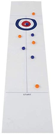 Hztyyier Juguete de Mesa de Curling de Mesa Compacta, Juego de Rizos de Tamaño Pequeño para Niños Adultos, Escritorio Simple para Colegas Cena