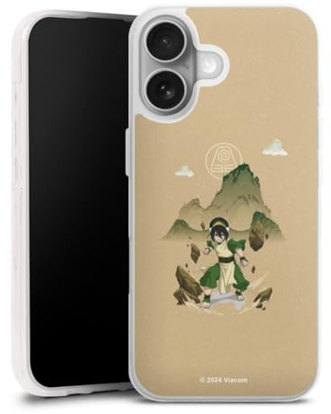 Silikon Hülle kompatibel mit Apple iPhone 17 Case transparent Handyhülle Avatar - Der Herr der Elemente Toph Offizielles Lizenzprodukt