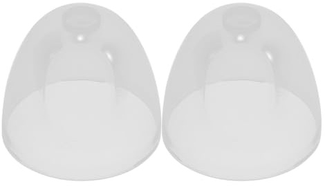 KOMBIUDA 2PCS Wide Mouth Bottle Replacement Caps with Dustproof Covers Universal Milk Bottle Lids Suitable for Home Travel and Outdoor Use