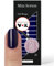 Original Miss Sophie Nagelfolien Night Sky I 24 ultra-dünne Nagellack-Streifen einfarbig in Blau I Für Finger- & Fußnägel I Hält auf Natur- sowie lackierten, Acryl-, Gel- & Shellac-Nägeln