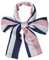 Allegra K Femmes Pois Bande Chain Impression Long Skinny Écharpe Cou Écharpes Foulard Bandeau Bleu Marine Rose 147 * 13cm/57.87 * 5.12(L*W)