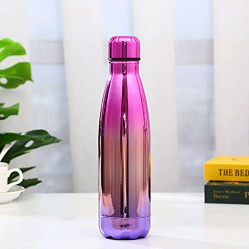 500ML Bouteille D'eau En Acier Inoxydable Isolé Sous Vide Thermique En Métal Sport Bouteille D'eau Voyage En Plein Air Thermos-500ML,D