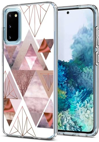 CoolGadget Motiv Hülle für Samsung Galaxy S20 FE - Motiv 13 Designhülle, Anti-Fingerprint, Slim Fit Schutzhülle mit Erhöhtem Kamerarand, Stoßfest, Kratzschutz
