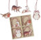 Heaven Sends 8 Woodland Animals Christmas Tree Decorations, Boxed Hanging Festive Decorations, Festive Wooden Novelty Baubles, Boxed Set Gift