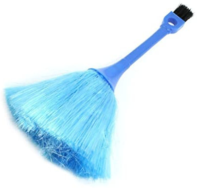Staubpinsel Mini Duster Remover Reinigung Produkt Supplie Home Office Cleaner Staubstaub Home Klimaanlage Autoreituren Reinigungswerkzeuge Blau Mikrofaser empfindlicher Staubwinkel,