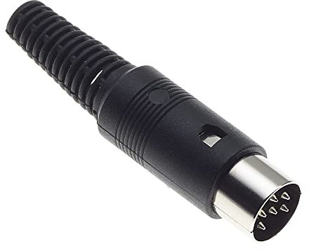 Keple Prise DIN 6 Broches - Adaptateur mâle Prise Audio Connecteur AV Broche à souder Din