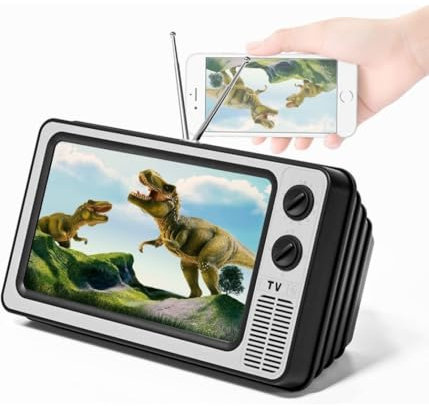 OISE ART STORE Trade Shop - Lente Ingrandimento Display Schermo Telefono Cellulare Smartphone Forma di TV