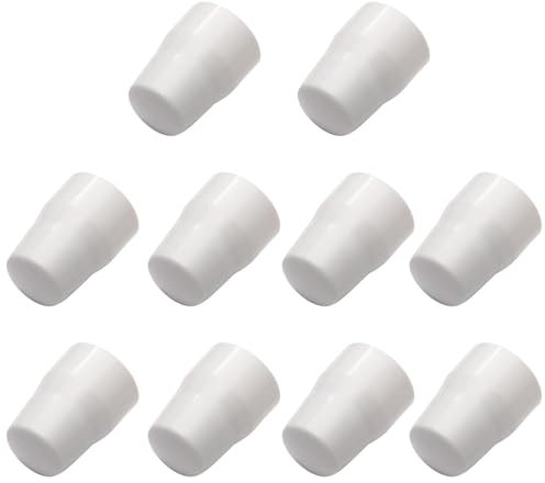 BOKIOESDE 10pcs/set White Plastic Radiator Cap Easy Push-Fit Replacement Valve Cover Radiator Valve Cap Replacement Push-Fit