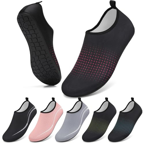Water Shoes Beach Shoes for Women Men Swim Swimming Sea-992BKP 3.5UK /36EU