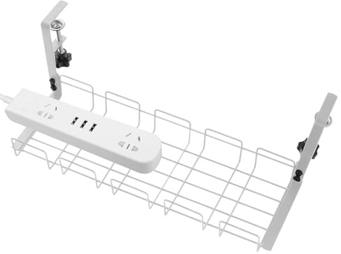Unter Desk Kabelmanagement -Tablett - Robustes Metallnetzkabelmanagement | Drahtverwaltungen Fach | Kordorganisator Für Heimbüro, Gaming Desk, Workstation Und Clean Cables PAILE