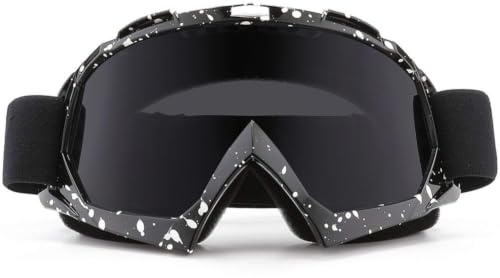 SPOSUNE Motocross Goggles, MTB Bike Motorcycle Dirt Bike Motorbike Goggles | Windproof,Dust Scratch Resistant,UV400,Adjustable Helmet Goggles Eyewear,for Men Women Youth Outdoor Mountain Bike MX Goggle