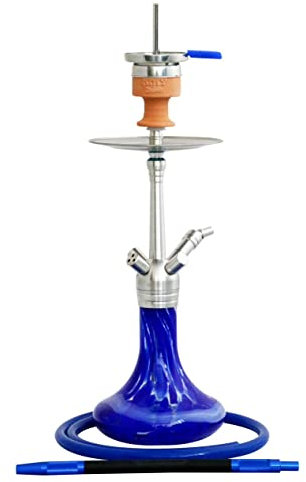 AMY Deluxe Little Feather SS11 Shisha Wasserpfeife Hookah (Blau)