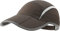 Magracy Unisex Schnell trocknende Sportmütze Sommer Faltbare Laufmütze mit reflektierendem Krempe Outdoor atmungsaktivem Netz-Hut, Armee-grün