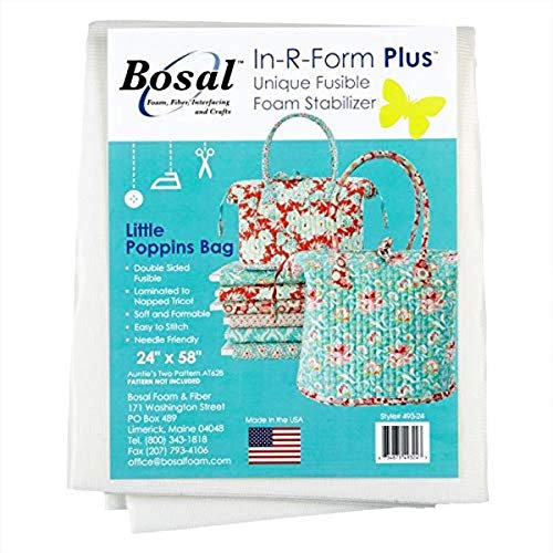 Bosal 0621434 R-Form Double Sided Fusible 58'' Foam Stabilizer Stoff, Textil, Weiß, Each
