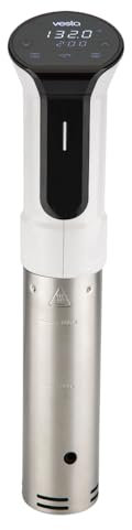 Vesta Precision Termocirculador Profesional para Cocinar a Baja Temperatura Imersa Expert SV320 | Incluye App de Control Wi-Fi y Temporizador | Máquina de Cocción al Vacío Color Blanco