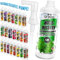 C.P. Sports Getränkesirup zuckerfrei, aspartamfrei, kalorienfrei 1:80 (ca. 80 Liter Fertiggetränk) + Dosierpumpe – Carnitin & Vitamine – Getränkekonzentrat Konzentrat Sirup – 1 Liter Kaktusfeige