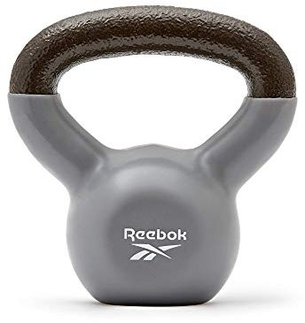 Reebok Unisex's Kettlebell, Grey, 4 kg