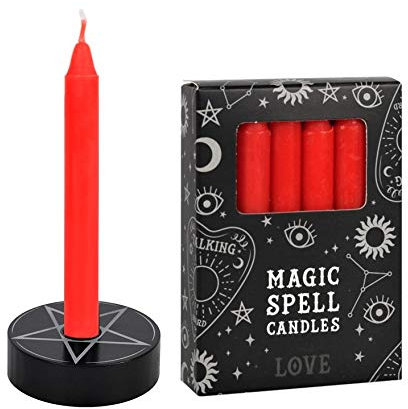 Spell Candler Halter Pentagram - Wunschkerzen, Hexe, Black Magic, Witchcraft (Love)