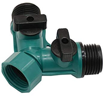 Gartenbewässerungssprinkler Innengewinde 3/4 bis 3/4 Außengewinde Garten-Hahn-Y Verteiler 2-Wege-Hahn Bewässerung Manifold Bewässerung 20pcs (Color : US)