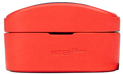 MITER CASE Compatible with Sony WF-1000XM4 Earphone , Hand Crafted PU Leather Case Cover for WF1000XM4 (Red)