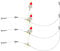X3 Pike Pop Up Rigs - Pike Fishing Dead Bait Wire Trace