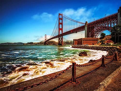 1000 Teile Puzzle Golden Gate Bridge Puzzle Puzzle Lernspielzeug Spiel Geschenk Für Erwachsene Kinder Jugendliche