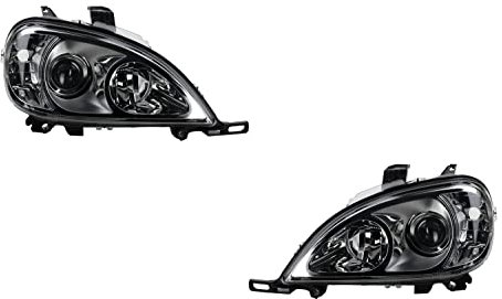 Johns, Scheinwerfer Satz passend für Mercedes W163 Scheinwerfer M-Klasse 10/01-06/05 H7/H7 Set links & rechts