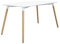 Gartentisch Lyon aus Stahl, 140 x 80 x 75 cm, Grau