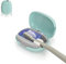 ELMWAY UV-Desinfektionsmittel Zahnbürstenetui, tragbarer Mini-Zahnbürstenhalter, sterilisierend für Zuhause und Reisen, passend für alle Zahnbürsten für elektrische und manuelle (grün)